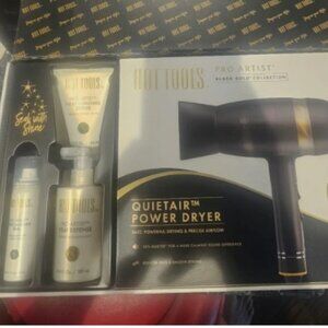 Hot Tools Pro Signature Collection QuietAir Power Hair Dryer Blow-Dryer Gold